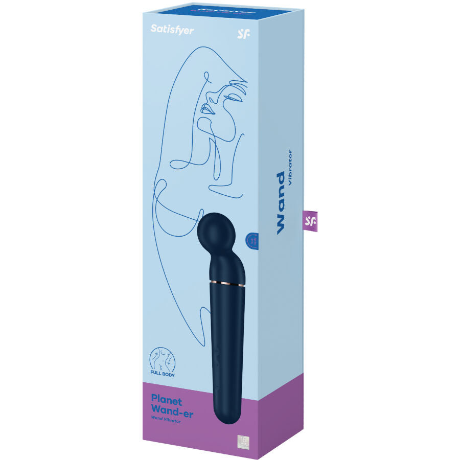 SATISFYER - PLANET WAND-ER MASSAGGIATORE VIBRATORE VIOLA