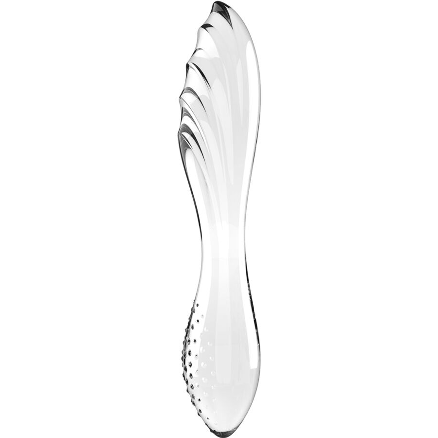 SATISFYER - DAZZLING CRYSTAL DILDO IN VETRO TRASPARENTE