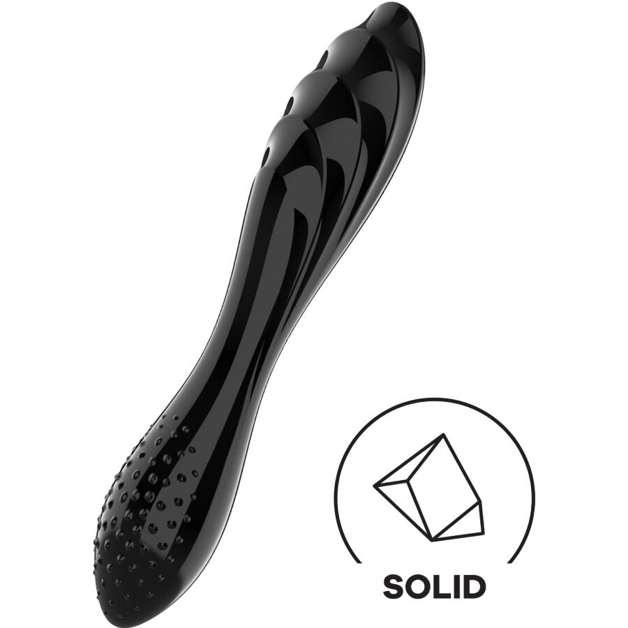 SATISFYER - DAZZLING CRYSTAL DILDO IN VETRO TRASPARENTE