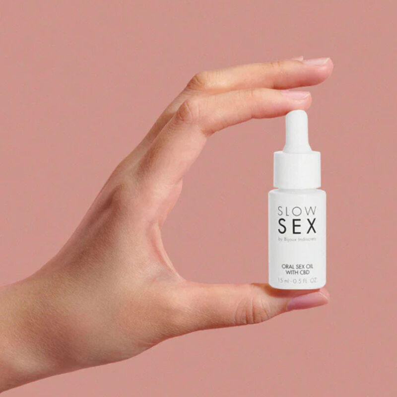 BIJOUX - SLOW SEX  OLIO PER IL SESSO ORALE CON CBD 15 ML