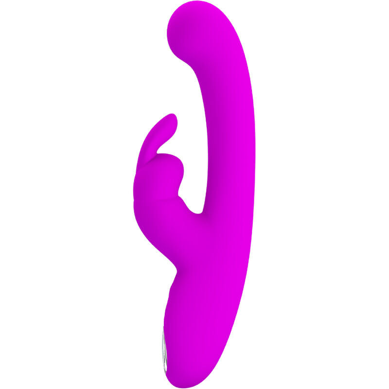 PRETTY LOVE - VIBRATORE LAMAR STIMOLATORE PUNTO G CON RABBIT FUCSIA