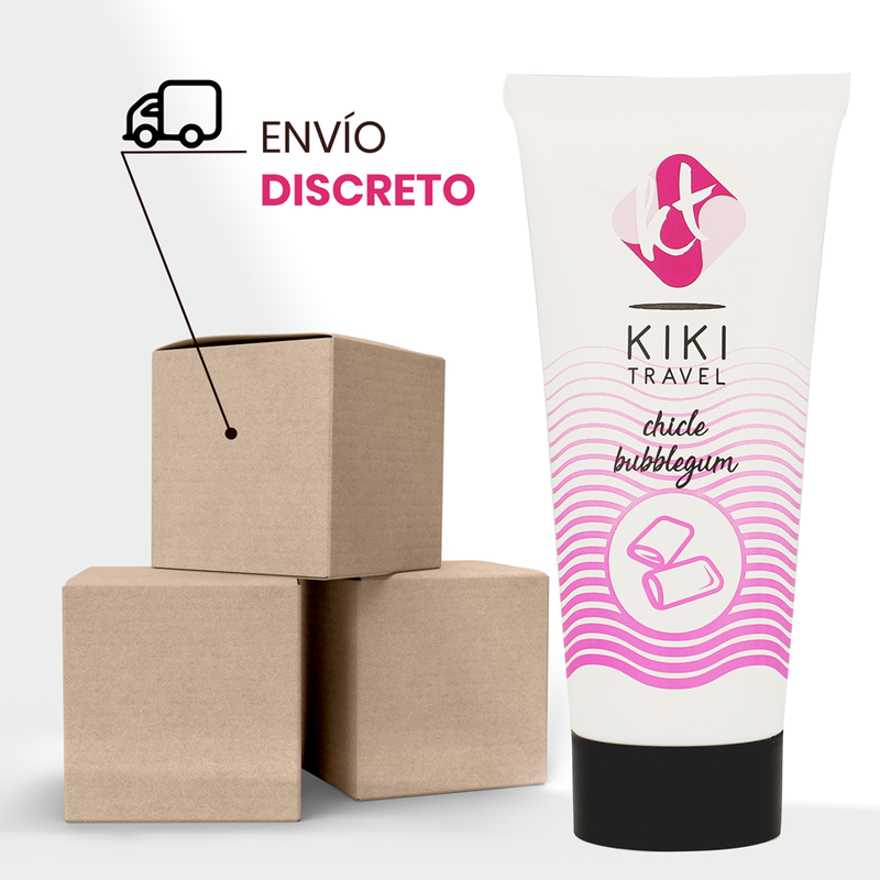 KIKÍ TRAVEL - LUBRIFICANTE AROMA BUBBLEGUM 50 ML