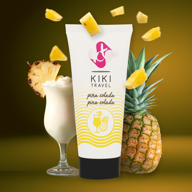 KIKÍ TRAVEL - LUBRIFICANTE AROMA PINA COLADA 50 ML
