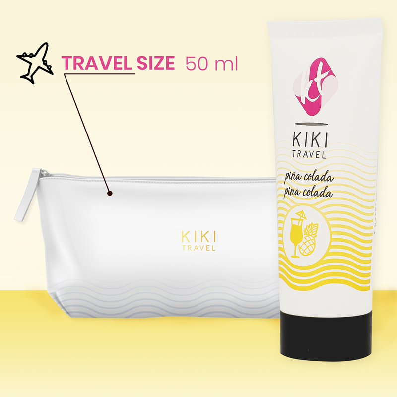 KIKÍ TRAVEL - LUBRIFICANTE AROMA PINA COLADA 50 ML