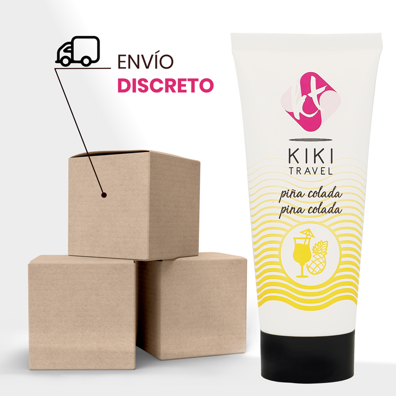 KIKÍ TRAVEL - LUBRIFICANTE AROMA PINA COLADA 50 ML