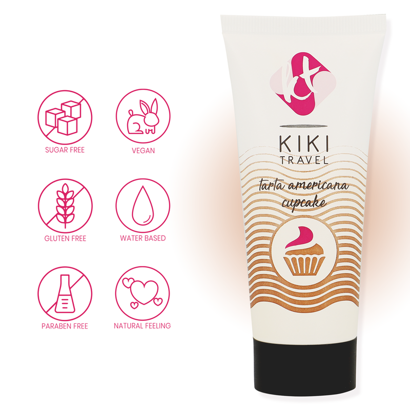 KIKÍ TRAVEL - LUBRIFICANTE AROMA CUPCAKE 50 ML