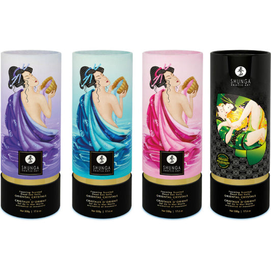 SHUNGA - EXOTIC FRUITS SALI DA BAGNO PROFUMATI 500 GR