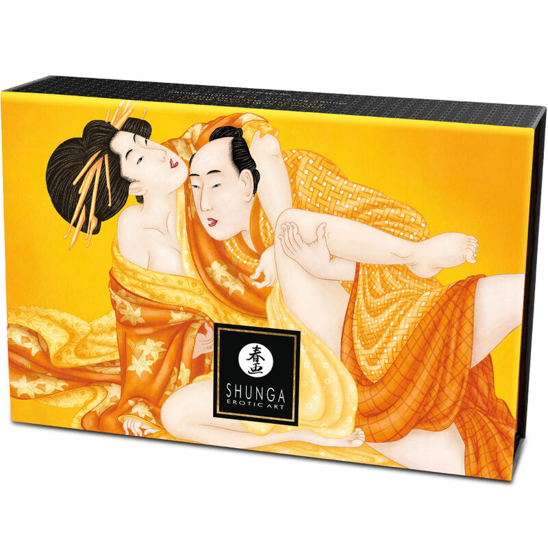 SHUNGA - KIT POLVERE DA MASSAGGIO COMMESTIBILE AROMA MANGO
