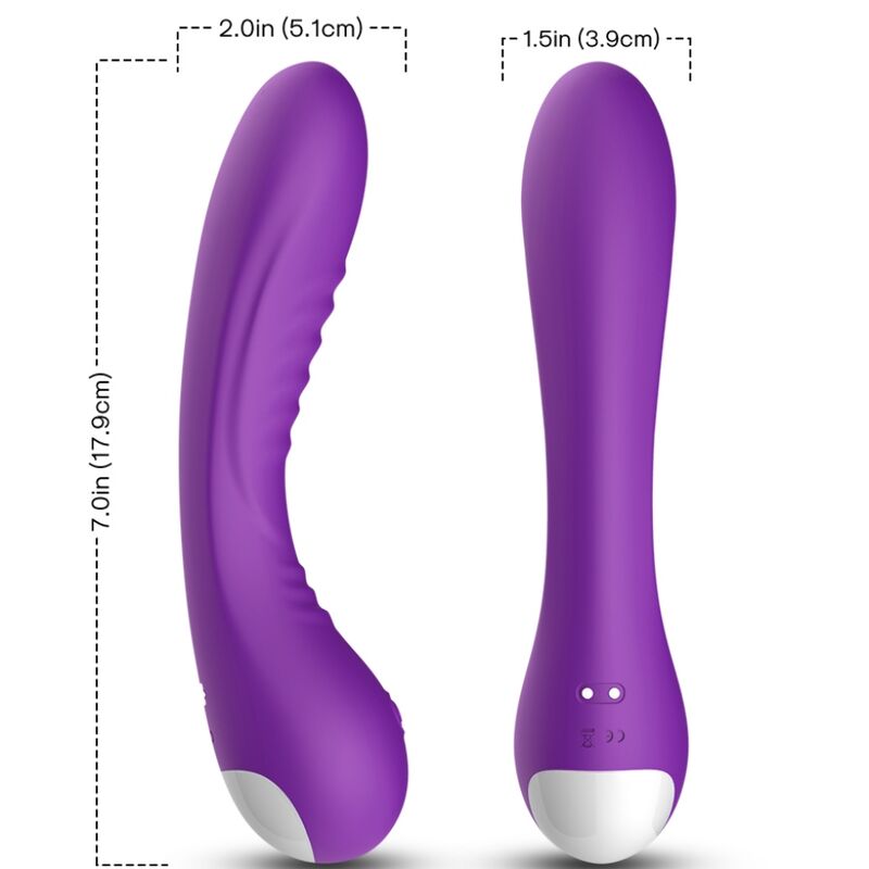 VIBRATORE G-SPOT FLESSIBILE, 9 MODALITÀ VIBRAZIONE, SILICONE MEDICO