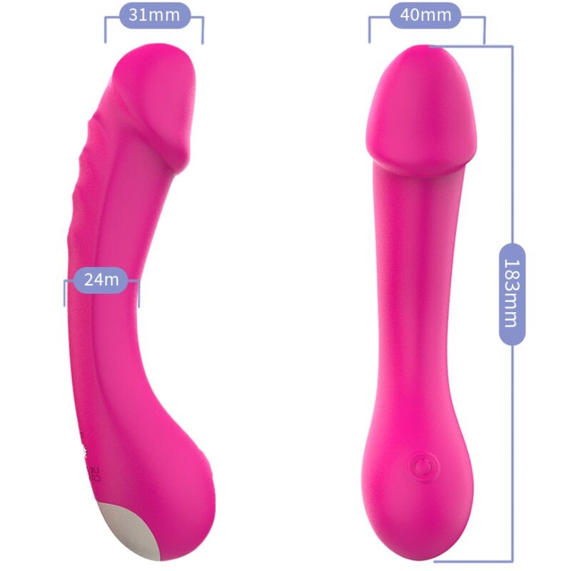 ARMONY - VIBRATORE STIMOLAZIONE G-SPOT IN SILICONE FUCSIA