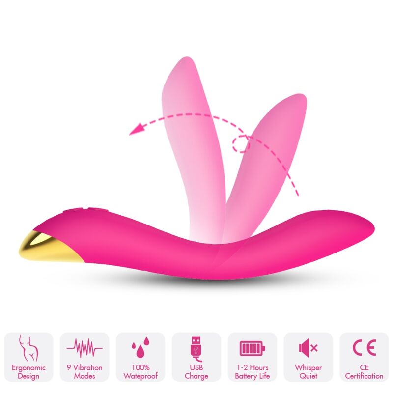 ARMONY - VIBRATORE MULTIPOSIZIONE FLAMINGO FUCSIA
