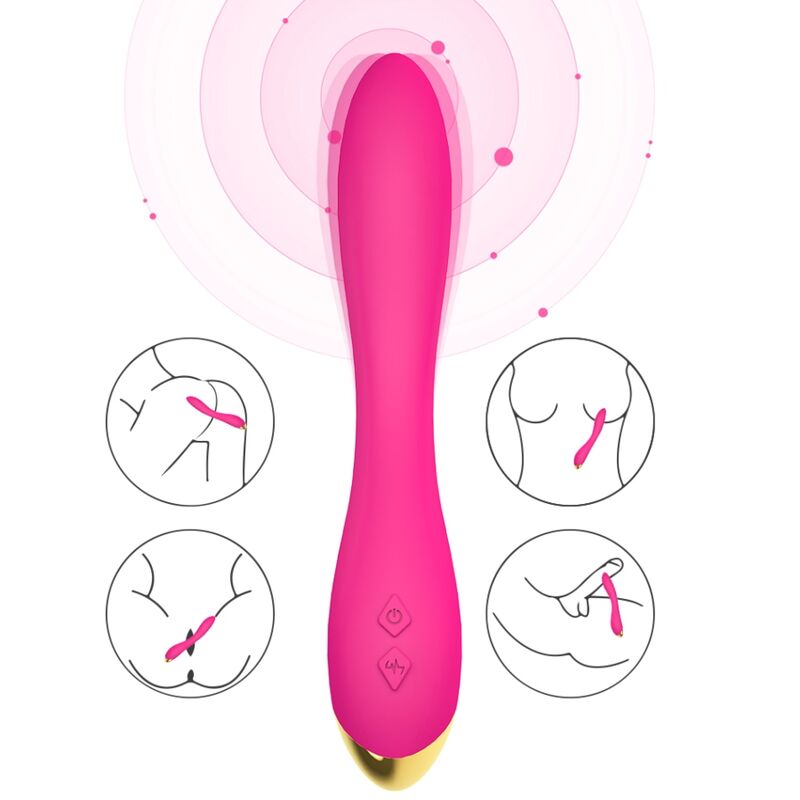 ARMONY - VIBRATORE MULTIPOSIZIONE FLAMINGO FUCSIA