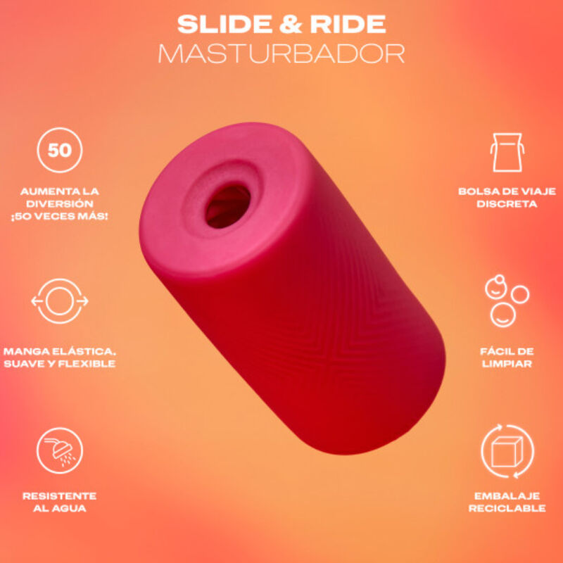 MASTURBATORE MANUALE ELASTICO, IMPERMEABILE, CON BORSA DISCRETA