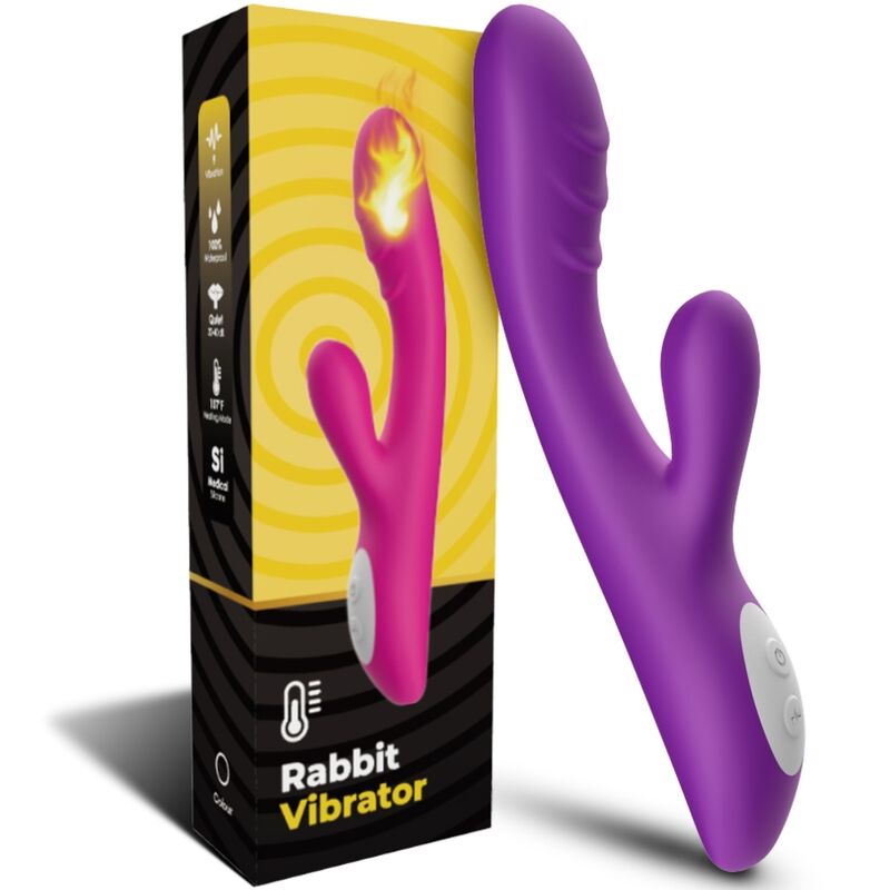 VIBRATORE DOPPIA STIMOLAZIONE, 18 MODALITÀ DI VIBRAZIONE E RISCALDAMENTO INTELLIGENTE