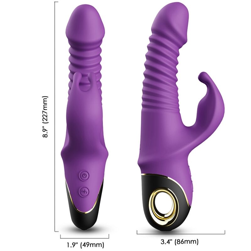 VIBRATORE CON RABBIT ZING VIOLA