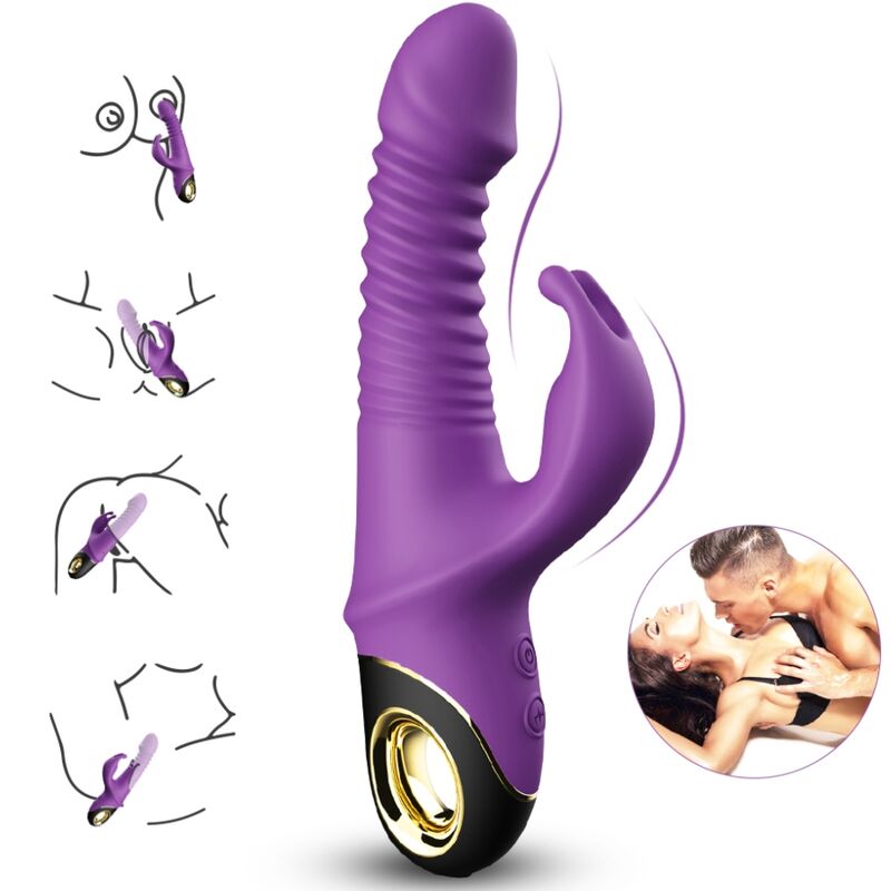 VIBRATORE CON RABBIT ZING VIOLA