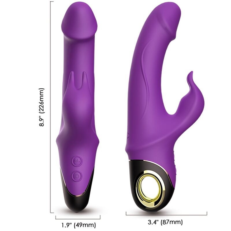 VIBRATORE CON RABBIT METEROR VIOLA