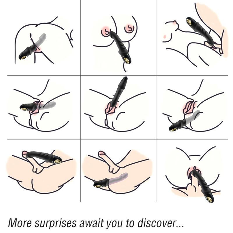 VIBRATORE ROTATORE JOYBLADE NERO