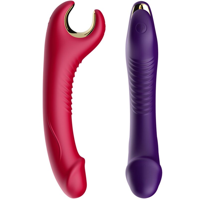 VIBRATORE FLESSIBILE CON ANELLO PRINCE ROSSO