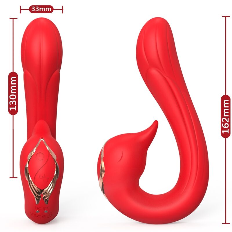 VIBRATORE, 18 MODALITÀ DI STIMOLAZIONE, 100% IMPERMEABILE