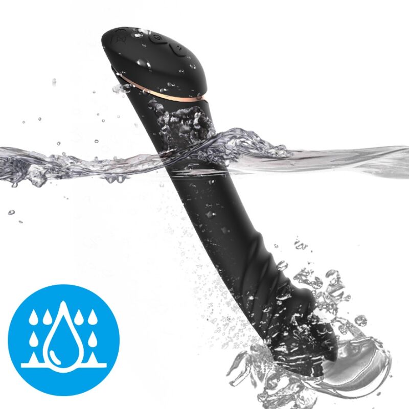 VIBRATORE FLESSIBILE CON 9 MODALITÀ, IMPERMEABILE, RICARICA USB