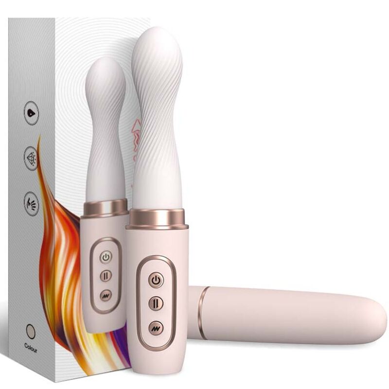 VIBRATORE CON SPINTA AUTOMATICA, 20 MODALITÀ VIBRAZIONE, IMPERMEABILE E RICARICABILE
