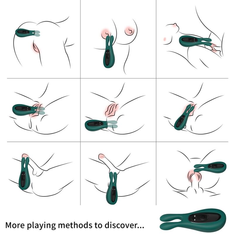 BULLET VIBRANTE STIMOLATORE CON RABBIT VERDE