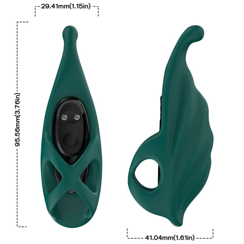 ARMONY - STIMOLATORE E VIBRATORE DA DITO VERDE