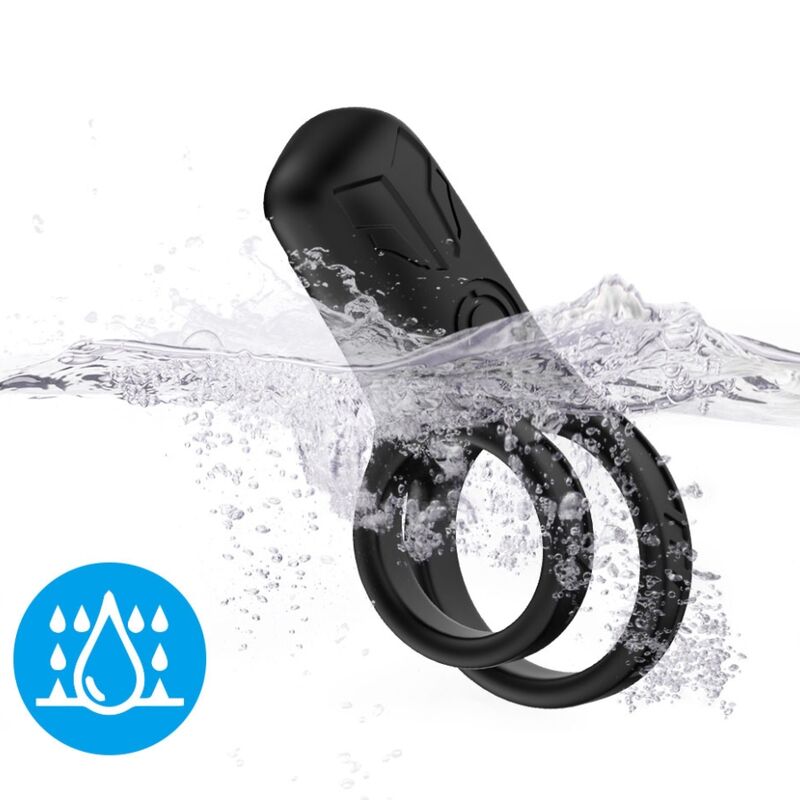 ANELLO VIBRANTE DOPPIO CON SUPPORTO TESTICOLI - ARMONY