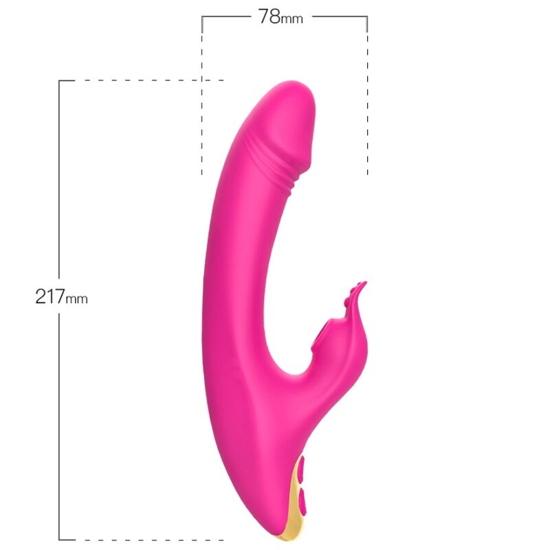 SUCCHIA CLITORIDE E STIMOLATORE G-SPOT FUCSIA