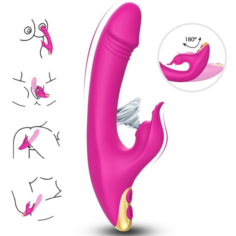 SUCCHIA CLITORIDE E STIMOLATORE G-SPOT FUCSIA