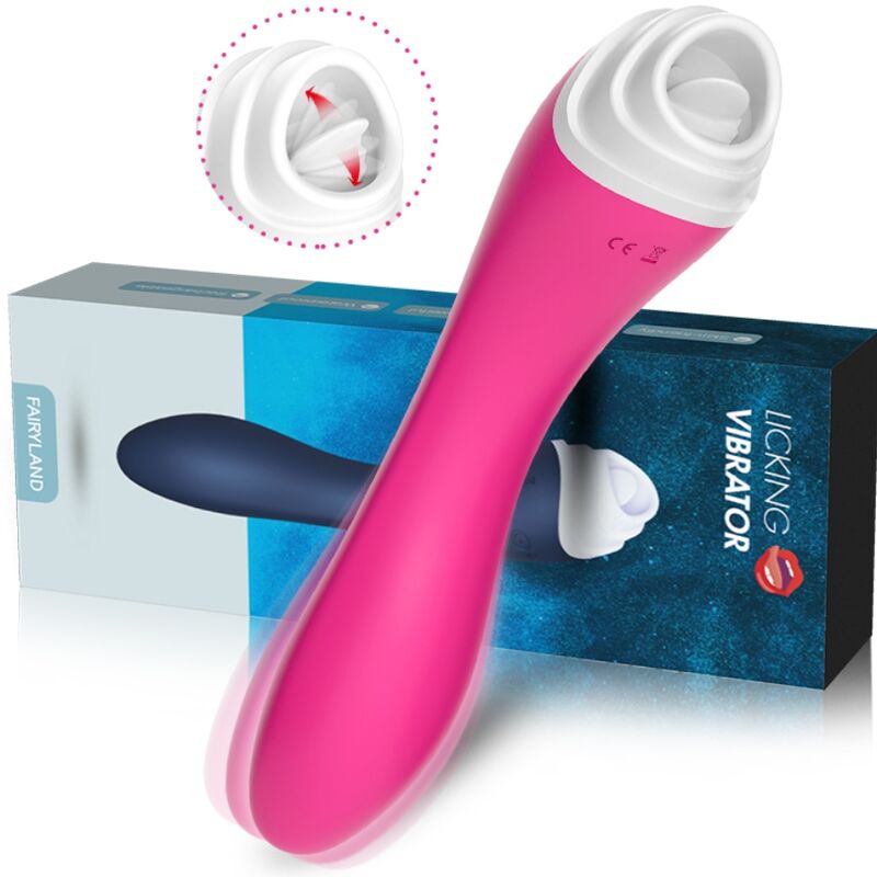 VIBRATORE CON LINGUA, 9 MODALITÀ DI VIBRAZIONE E ASPIRAZIONE, 100% IMPERMEABILE