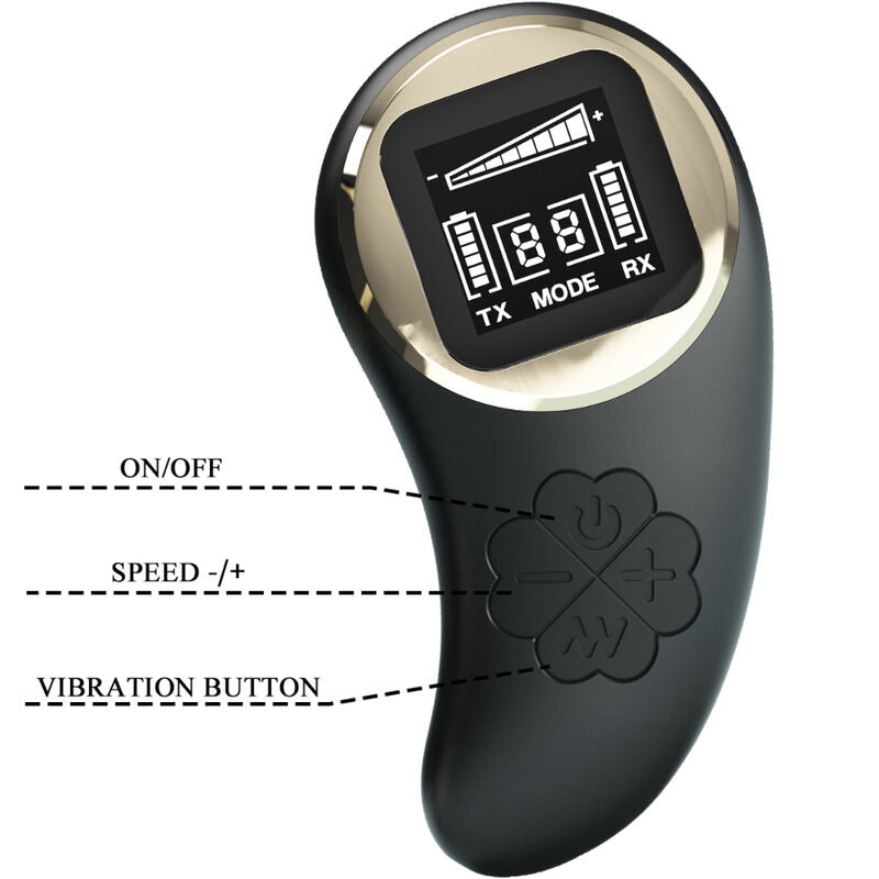 PRETTY LOVE - VIBRATORE NATHAN DOUBLE PLEASURE CON TELECOMANDO