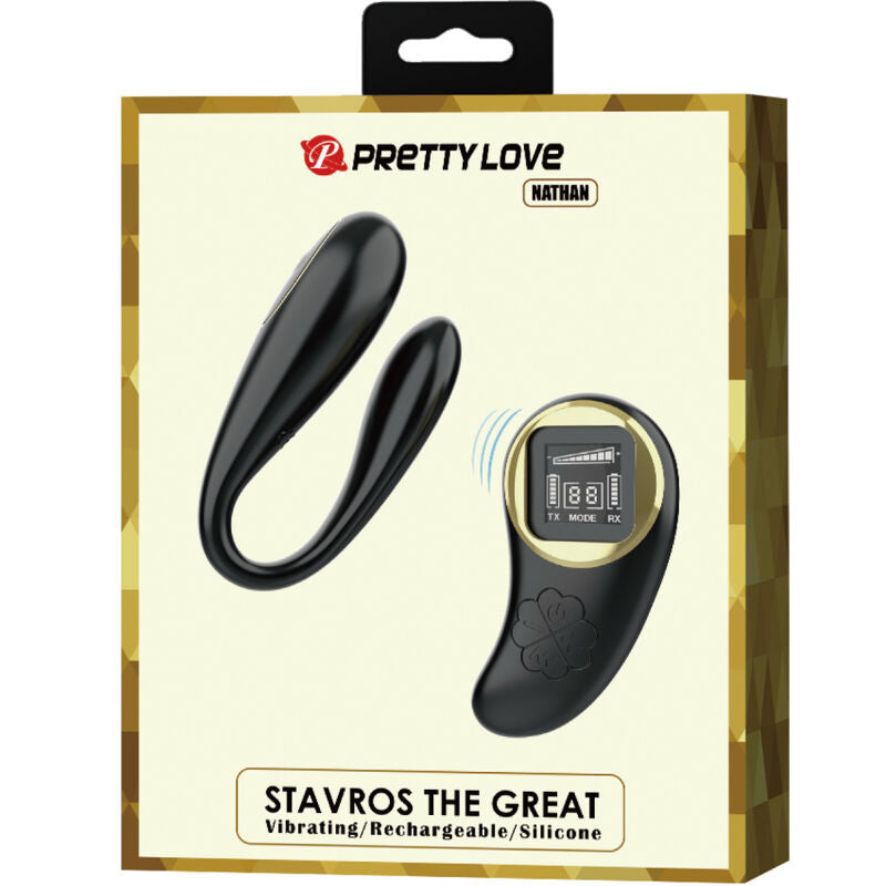 PRETTY LOVE - VIBRATORE NATHAN DOUBLE PLEASURE CON TELECOMANDO