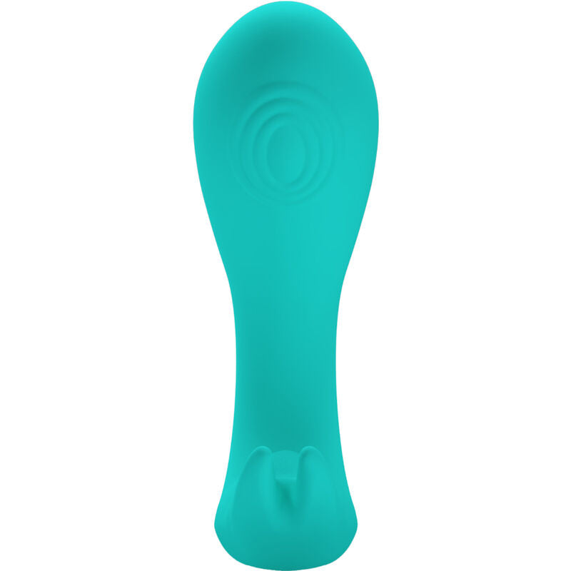 PRETTY LOVE - MASSAGGIATORE IDABELLE CON VIBRAZIONE E PULSAZIONE VERDE ACQUA