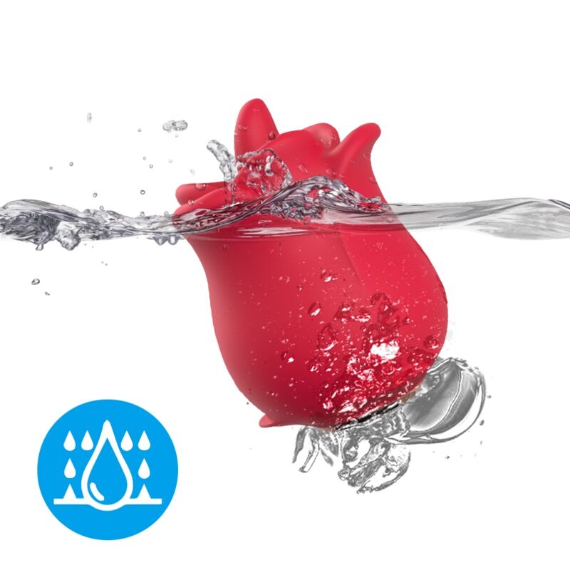 STIMOLATORE CLITORIDE ROSA CON LINGUA