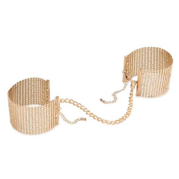 BIJOUX - MANETTE DÉSIR MÉTALLIQUE IN RETE DI METALLO DORATO
