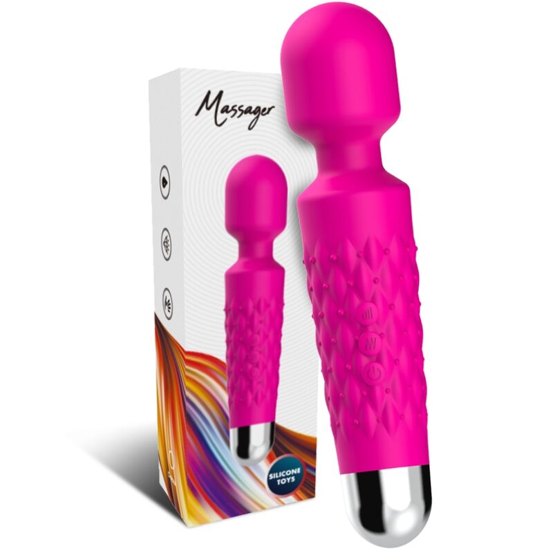 ARMONY - POSTMAN MASSAGGIATORE E VIBRATORE TESTA SUPER FLESSIBILE FUCSIA