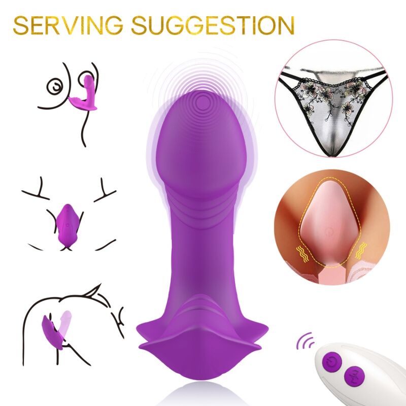 VIBRATORE PANTY STIMOLATORE G-SPOT, DOPPI MOTORI, IMPERMEABILE