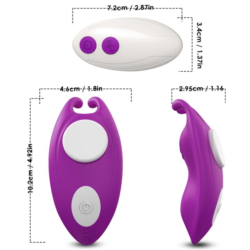 VIBRATORE PANTY G-SPOT, DOPPI MOTORI, 9 MODALITÀ VIBRAZIONE