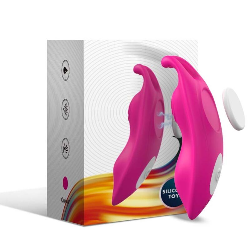 VIBRATORE PANTY DA MUTANDINA E STIMOLATORE G-SPOT CON TELECOMANDO HONEYBEE FUCSIA