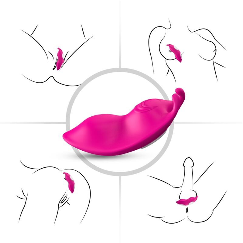 VIBRATORE PANTY DA MUTANDINA E STIMOLATORE G-SPOT HONEYBEE CON APP FUCSIA
