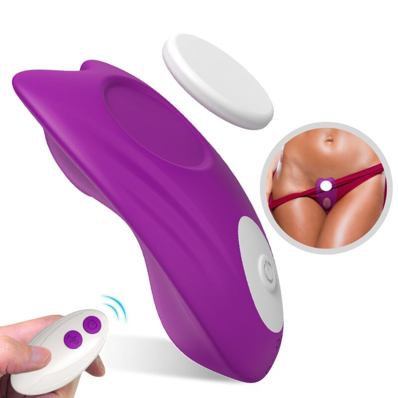VIBRATORE PANTY DA MUTANDINA CON TELECOMANDO VIOLA
