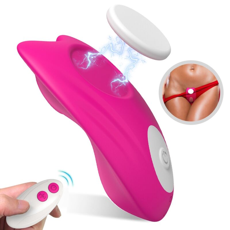 VIBRATORE PANTY DA MUTANDINA CON TELECOMANDO ROSA