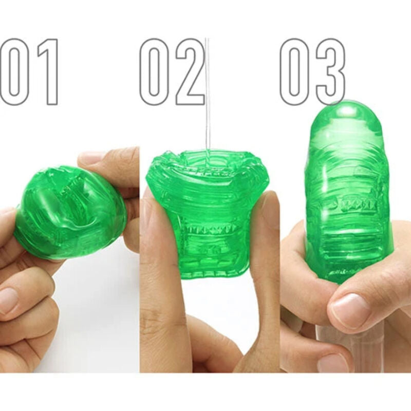 TENGA - UNI EMERALD  MASTURBATORE PERSONALE E DI COPPIA 