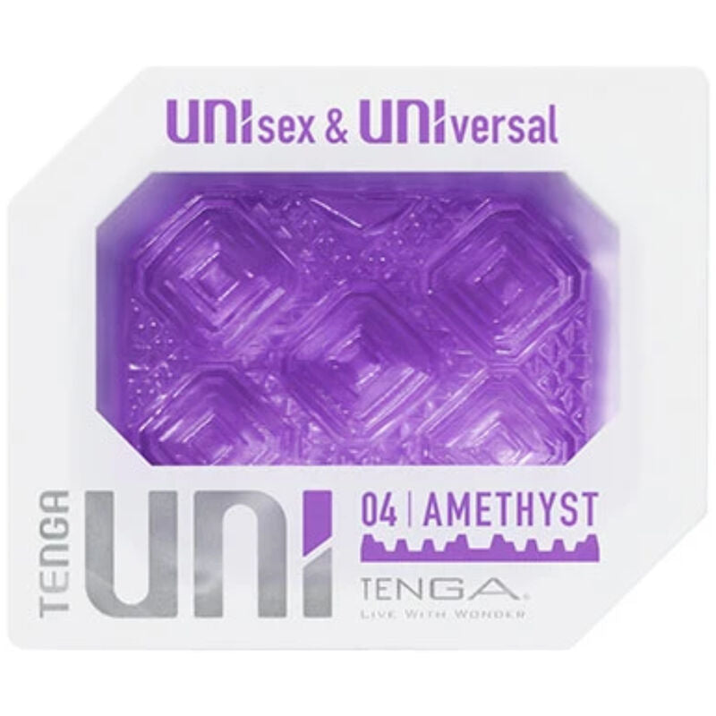 TENGA - UNI AMETHYST  MASTURBATORE PERSONALE E DI COPPIA 