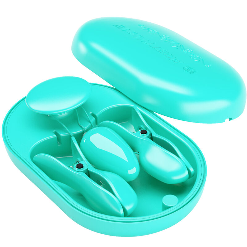 PRETTY LOVE - MORSETTI PER ELETTROSTIMOLAZIONE SURPRISE BOX VERDE ACQUA