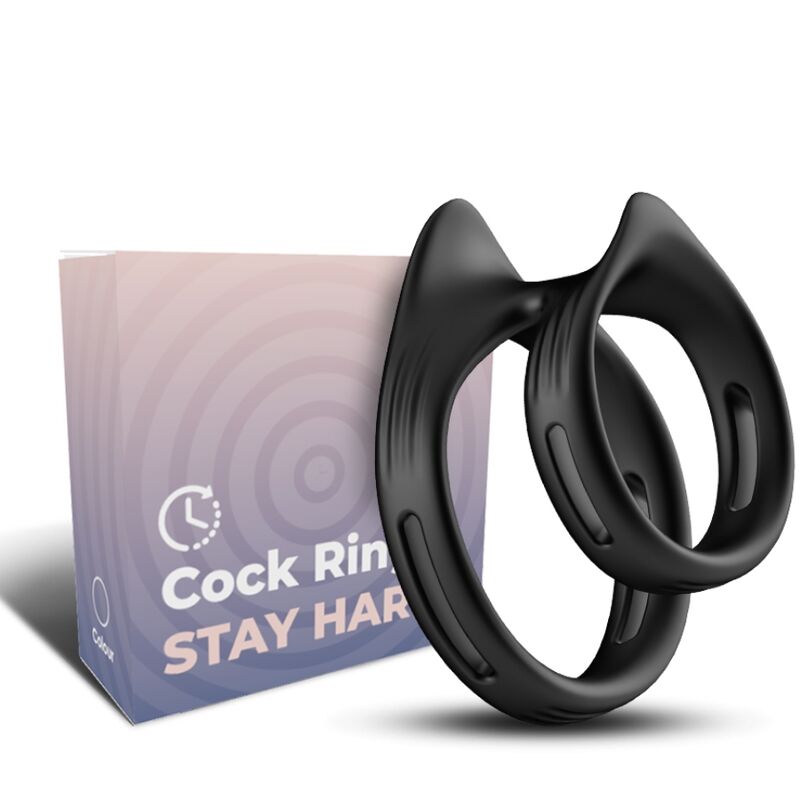 ANELLO PENE DOPPIO, ERGONOMICO CON SUPPORTO TESTICOLI, 100% IMPERMEABILE