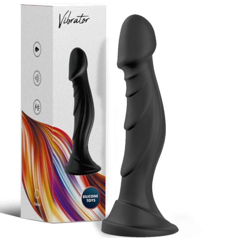 ARMONY - VIBRATORE DILDO CON PLUG ANALE E TELECOMANDO NERO
