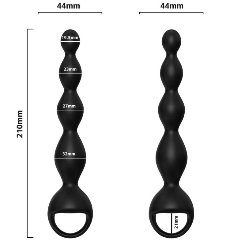 PLUG ANALE VIBRANTE FINGER NERO